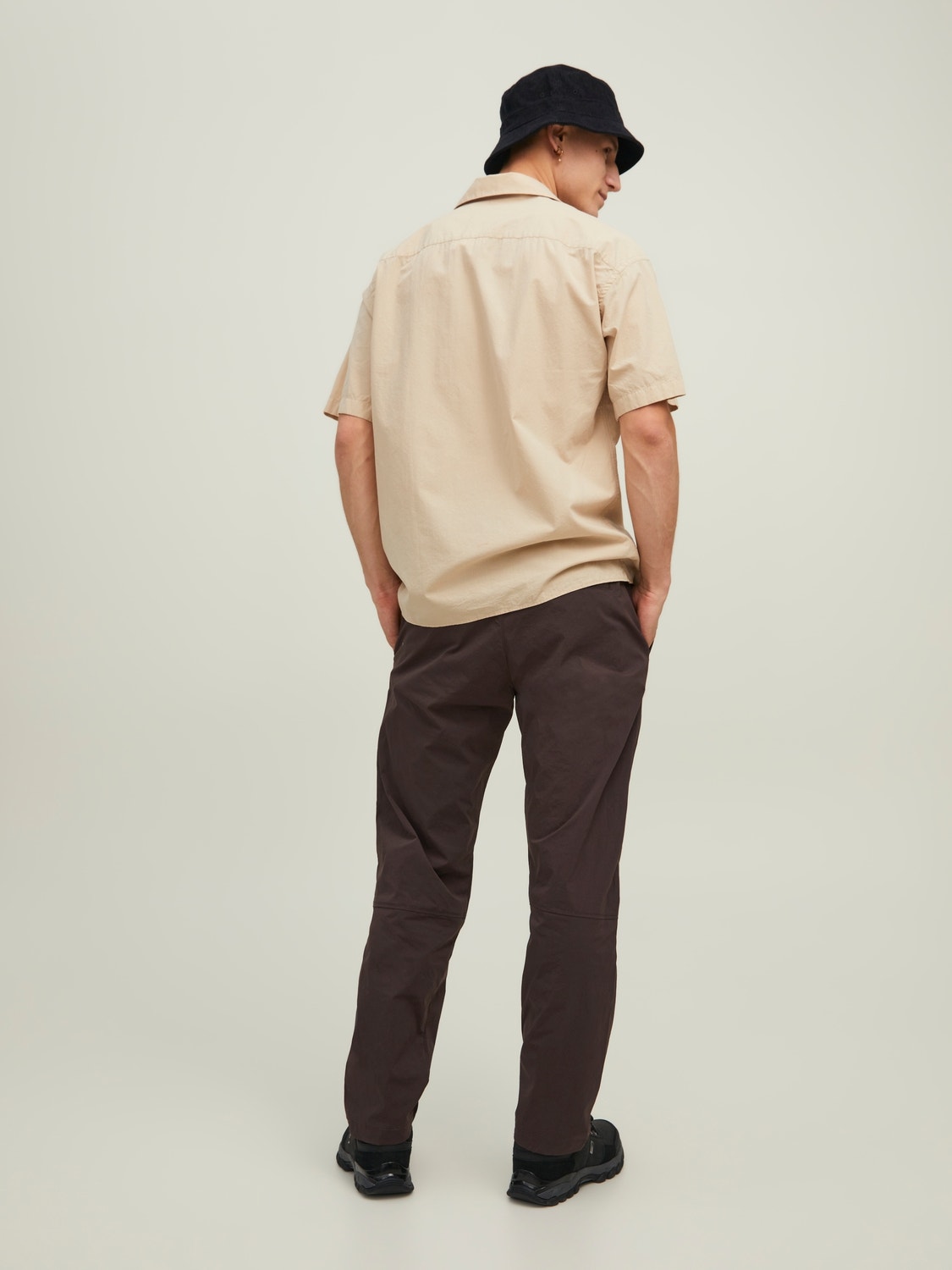 Jack & Jones Relaxed Fit Szövetnadrág -Seal Brown - 12219318