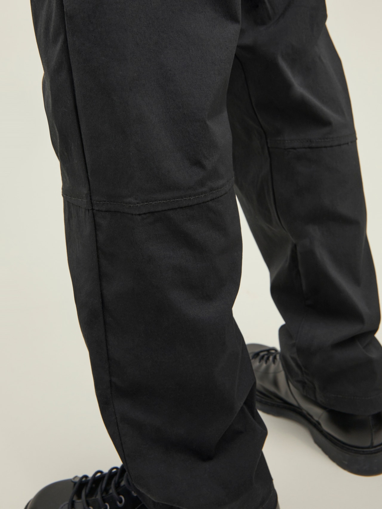 Jack & Jones Relaxed Fit „Cargo“ stiliaus kelnės -Black - 12219320