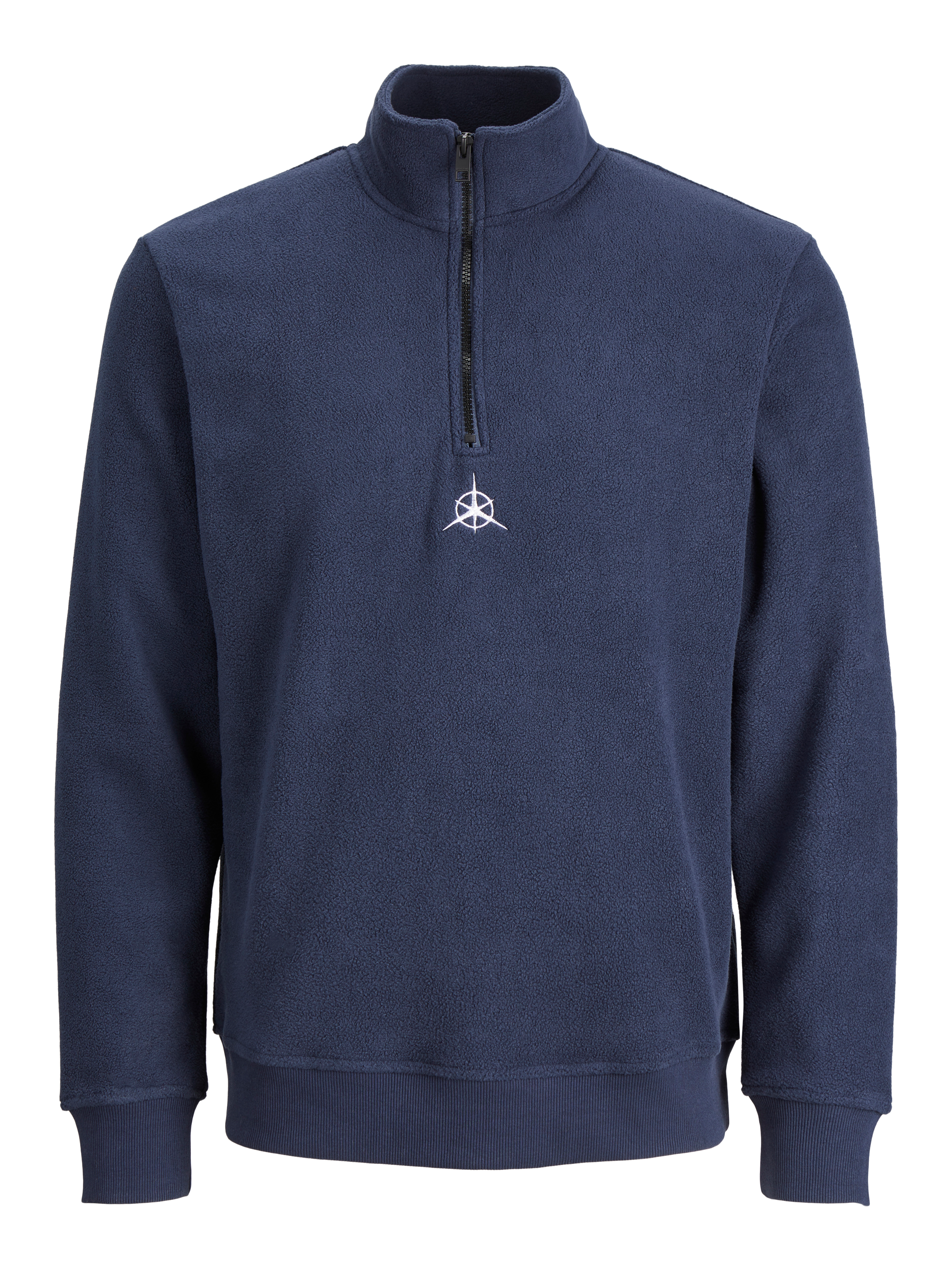 Thumbnail - Gedruckt Sweatshirt Mit Stehkragen