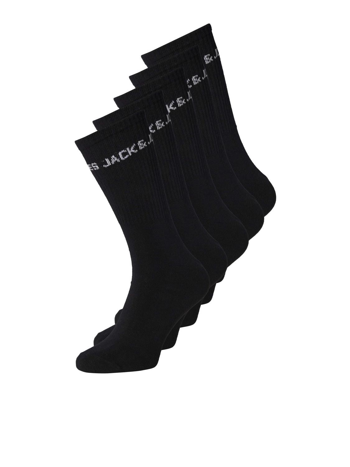 Jack & Jones 5-pack Socks For boys -Black - 12219499