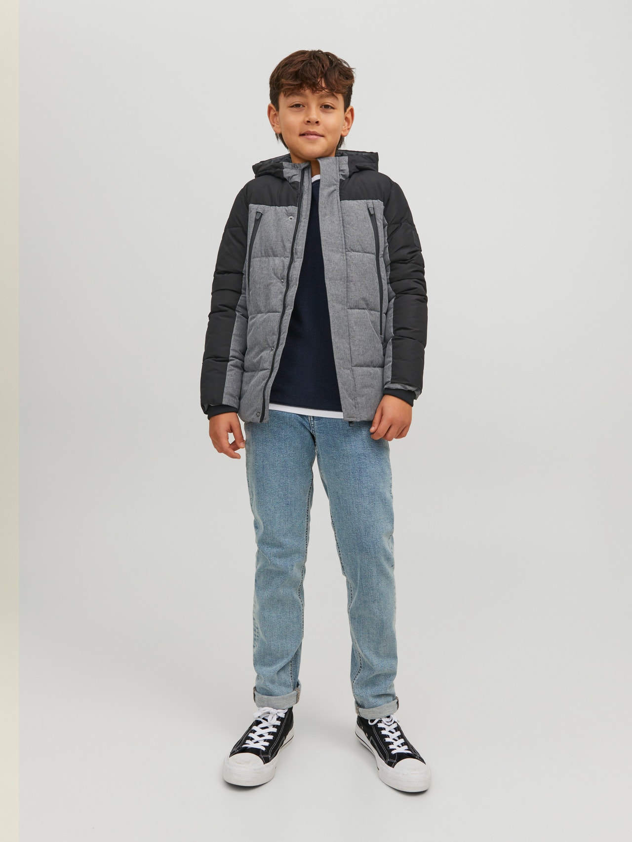 Jack & Jones Pufi dzseki Ifjúsági -Black - 12219548