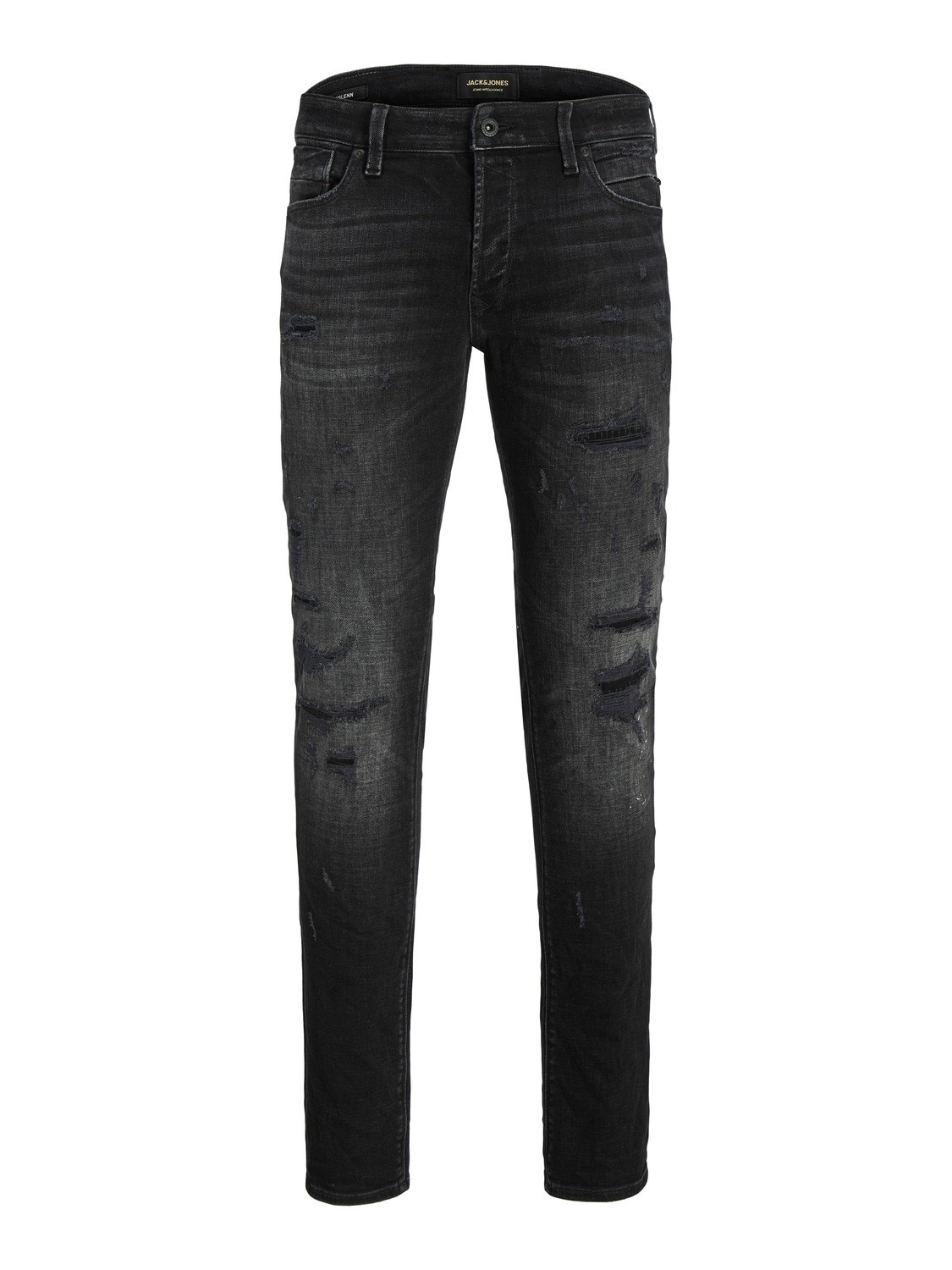 Jack & Jones JJIGLENN JJBLAIR GE 802 Jeans Slim Fit -Black Denim - 12219593