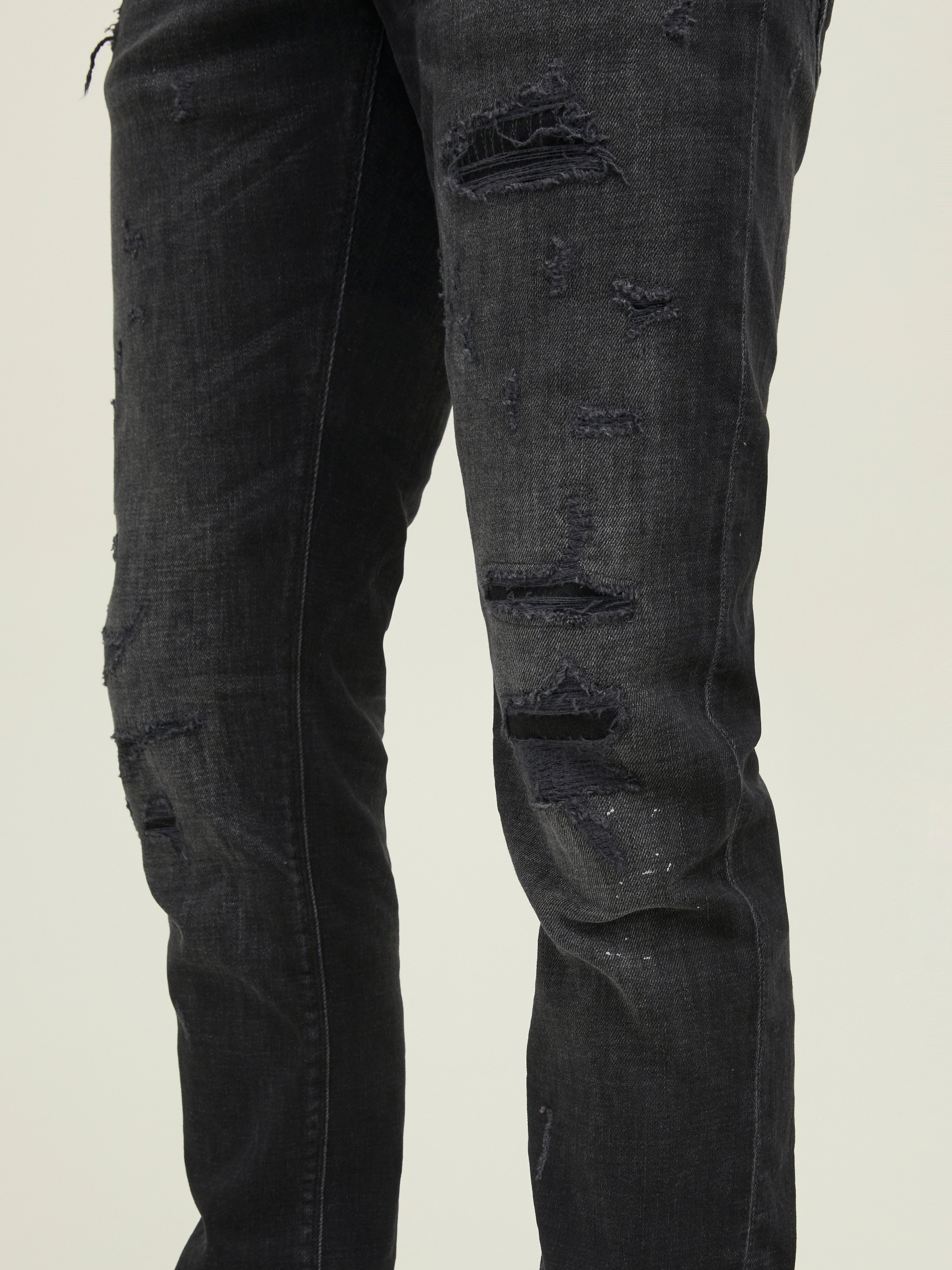 Mens Black Satin Jeans, Feature : Anti-Shrink, Straight Leg, Pattern :  Plain at Rs 345 / Piece in Thane
