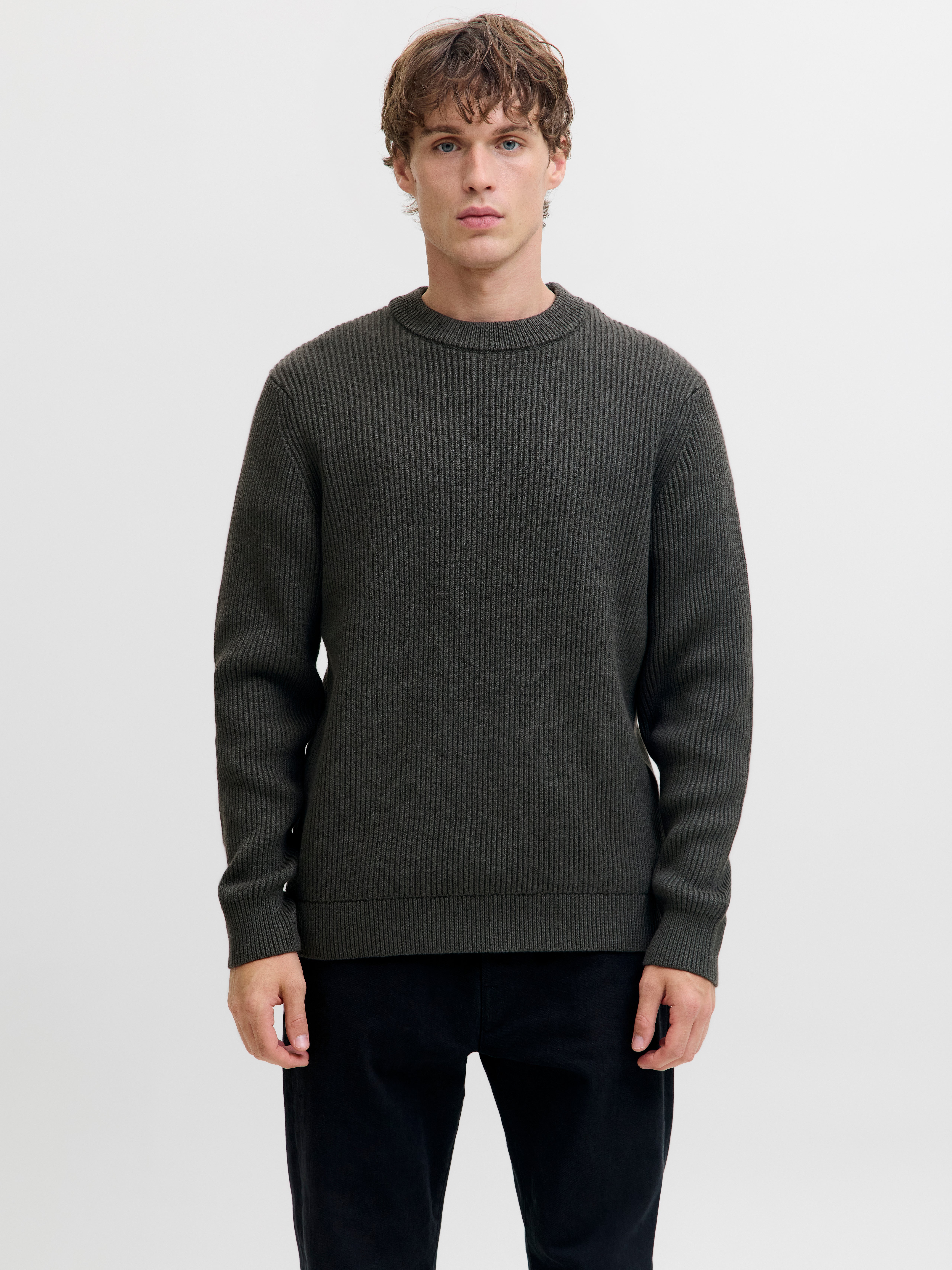 Rdd Einfarbig Strickpullover