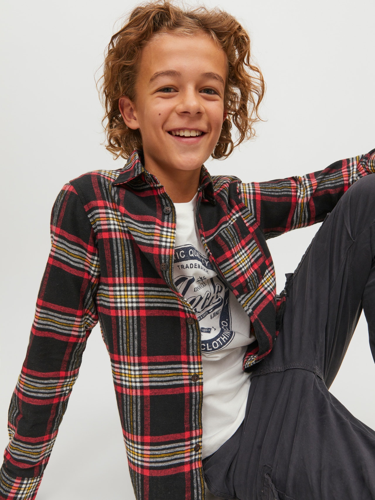 Jack & Jones Checked shirt For boys -Tap Shoe - 12219749