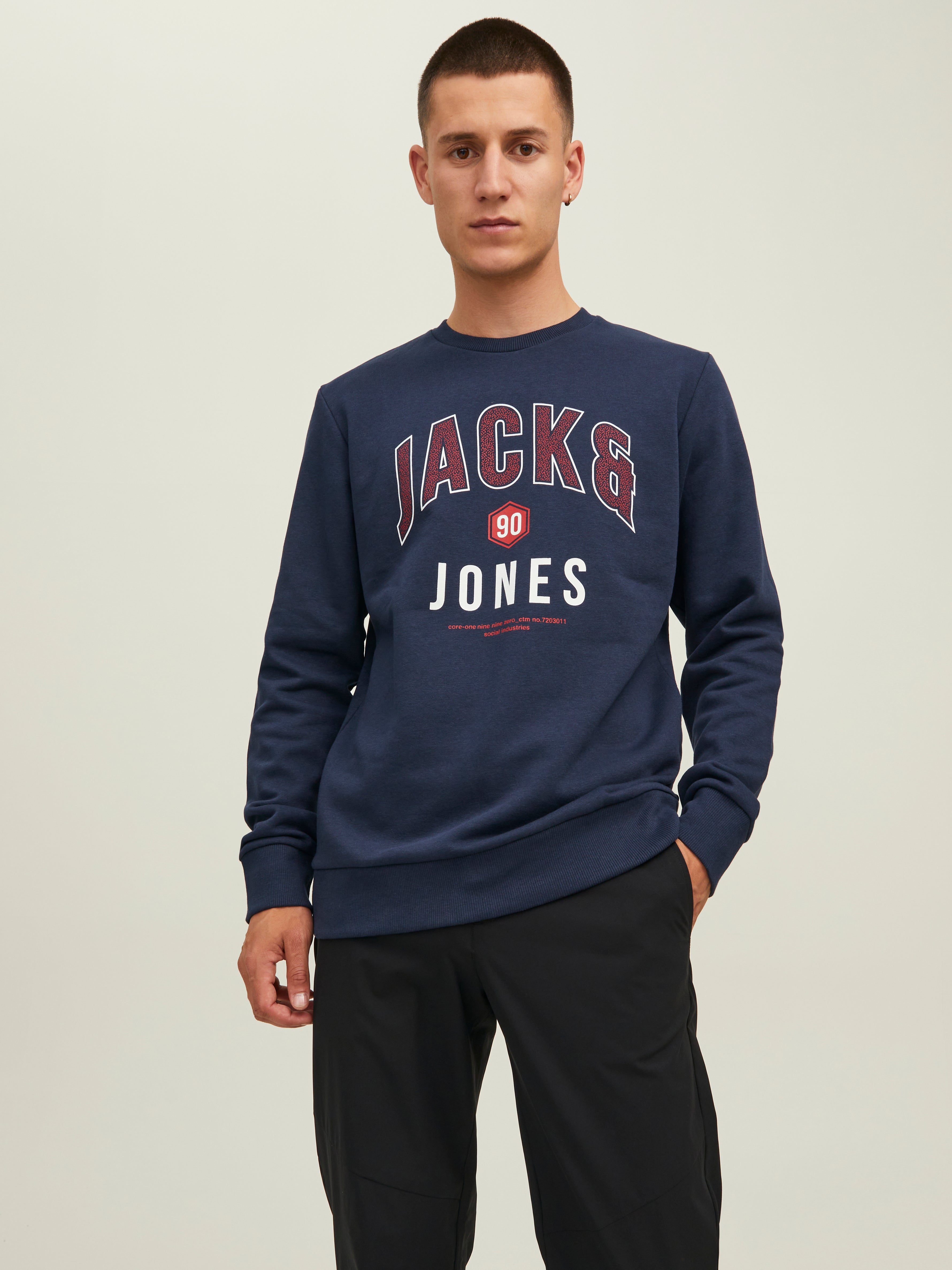 Jack & Jones jumper Navy Blue XL MEN FASHION Jumpers & Sweatshirts Knitted discount 56% 