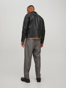 Jack & Jones Wide Fit Spodnie chino -Grey - 12219921