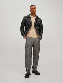 Jack & Jones Wide Fit Chinobukse -Grey - 12219921