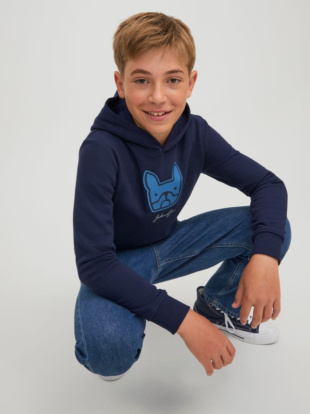 Jack & Jones Logo Hoodie Voor jongens - 12220211