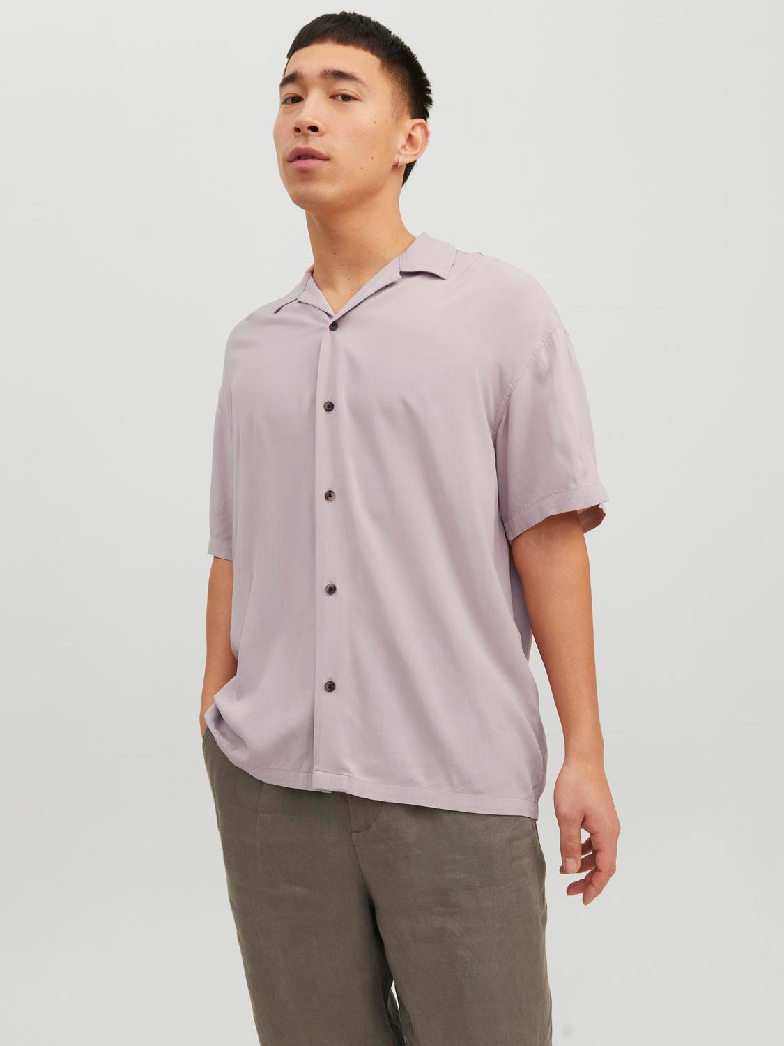 Jack & Jones Camisa estilo resort Regular Fit -Deauville Mauve - 12220416