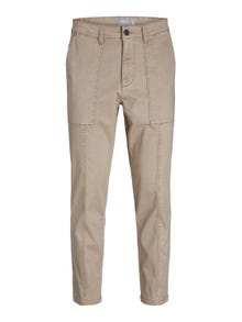 Jack & Jones Regular Fit 5 kišenės kelnės -Dune - 12220435