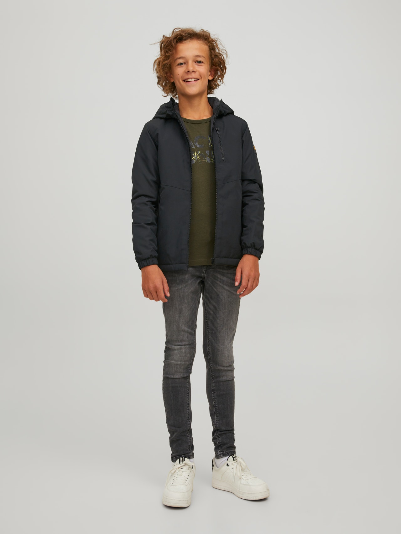 Jack & Jones Dzseki Ifjúsági -Black - 12221179