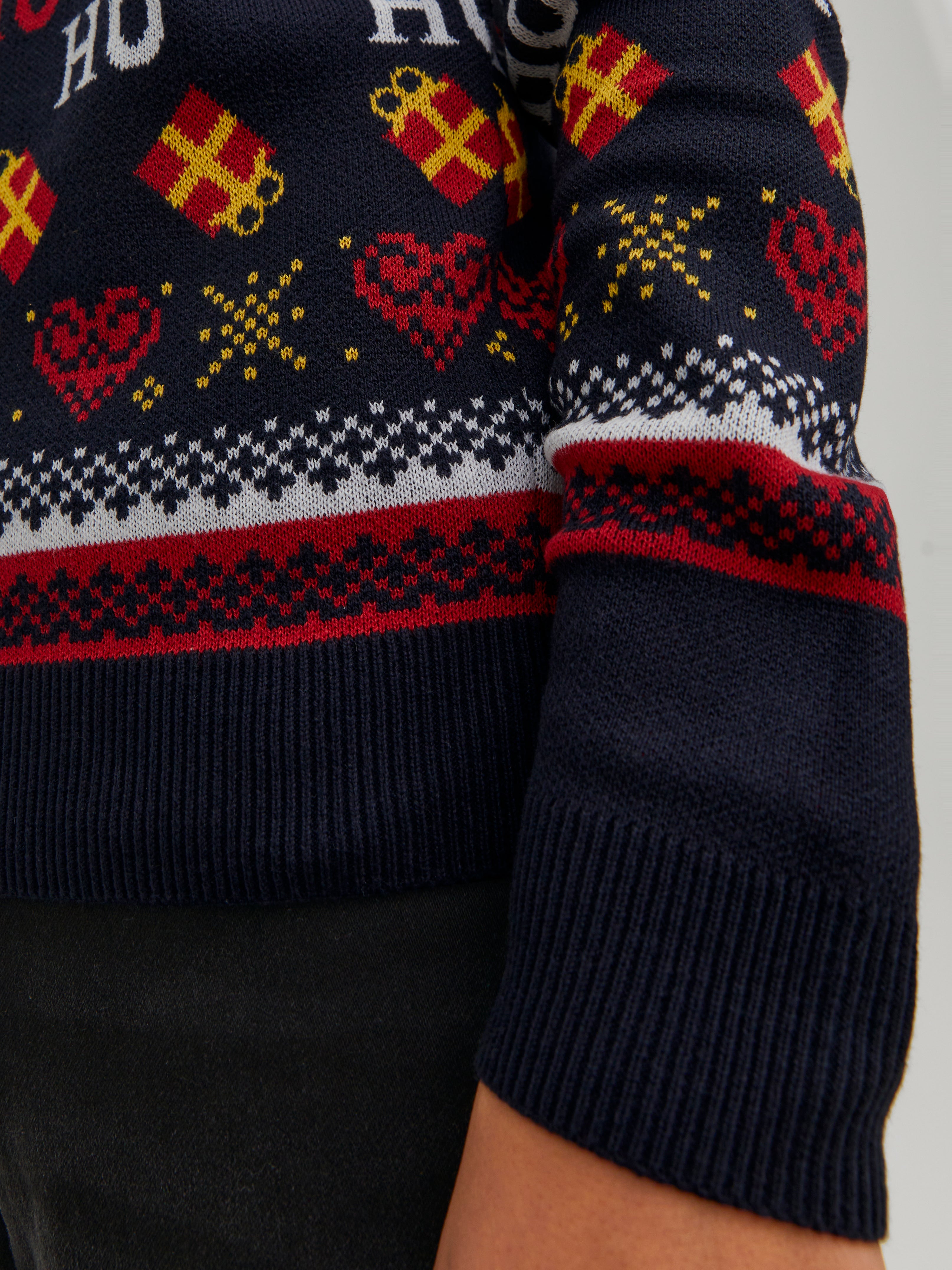 Boys x-mas Knitted Jumper | Dark Blue 