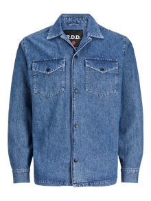 R.D.D. ROYAL DENIM DIVISION Laisvas kirpimas Džinsiniai marškiniai -Blue Denim - 12221676