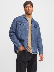 R.D.D. ROYAL DENIM DIVISION Laisvas kirpimas Džinsiniai marškiniai -Blue Denim - 12221676