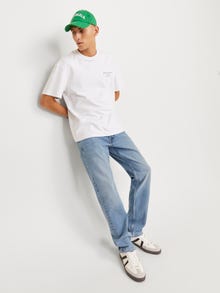 Jack & Jones JJIMIKE JJORIGINAL CJ 715 NOOS Tapered fit-farkut -Blue Denim - 12221866
