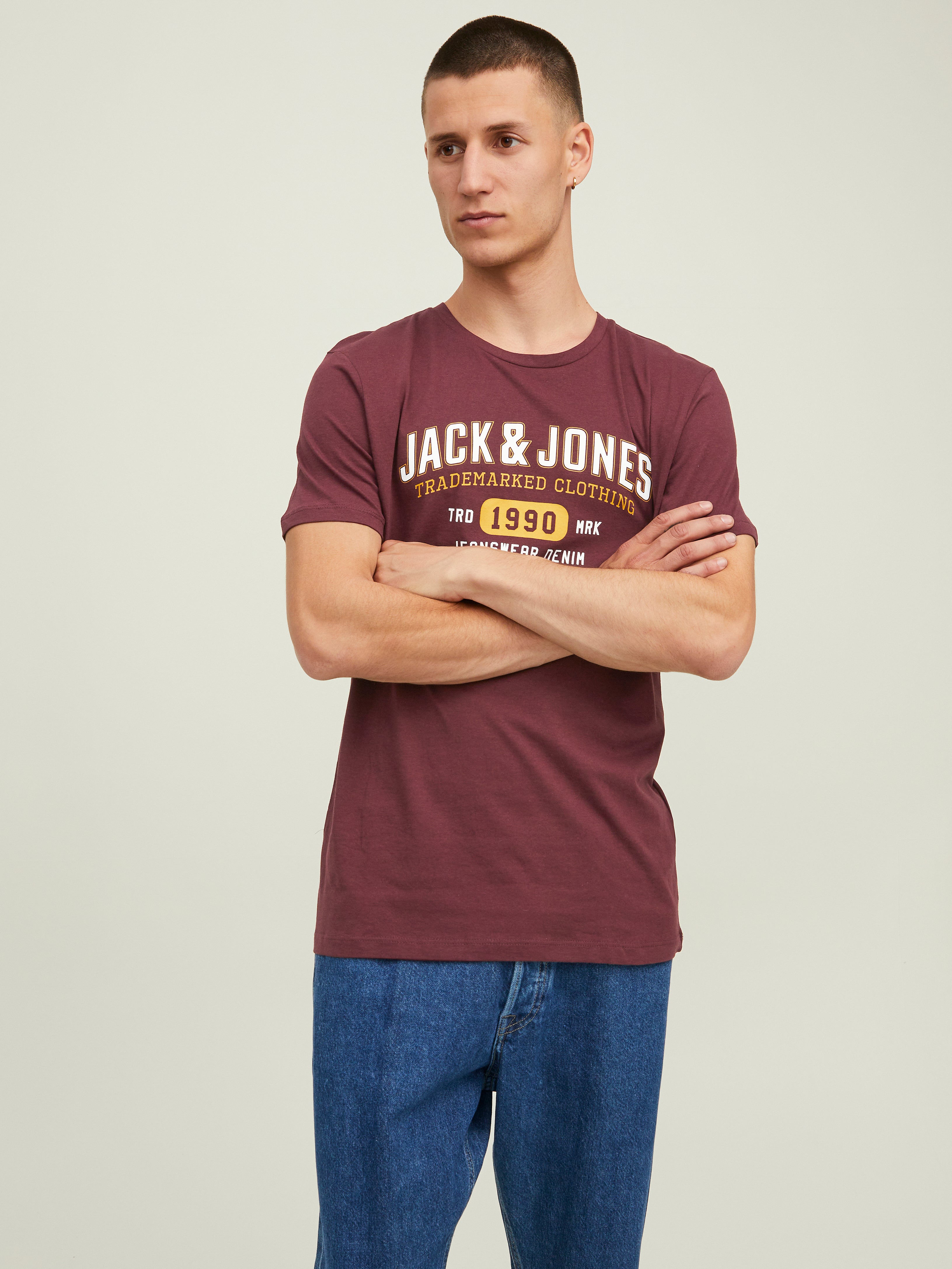 Blue L discount 56% MEN FASHION Shirts & T-shirts Sports Jack & Jones T-shirt 