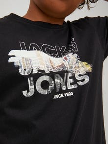 Jack & Jones Poikien Logo T-paita -Black - 12222153