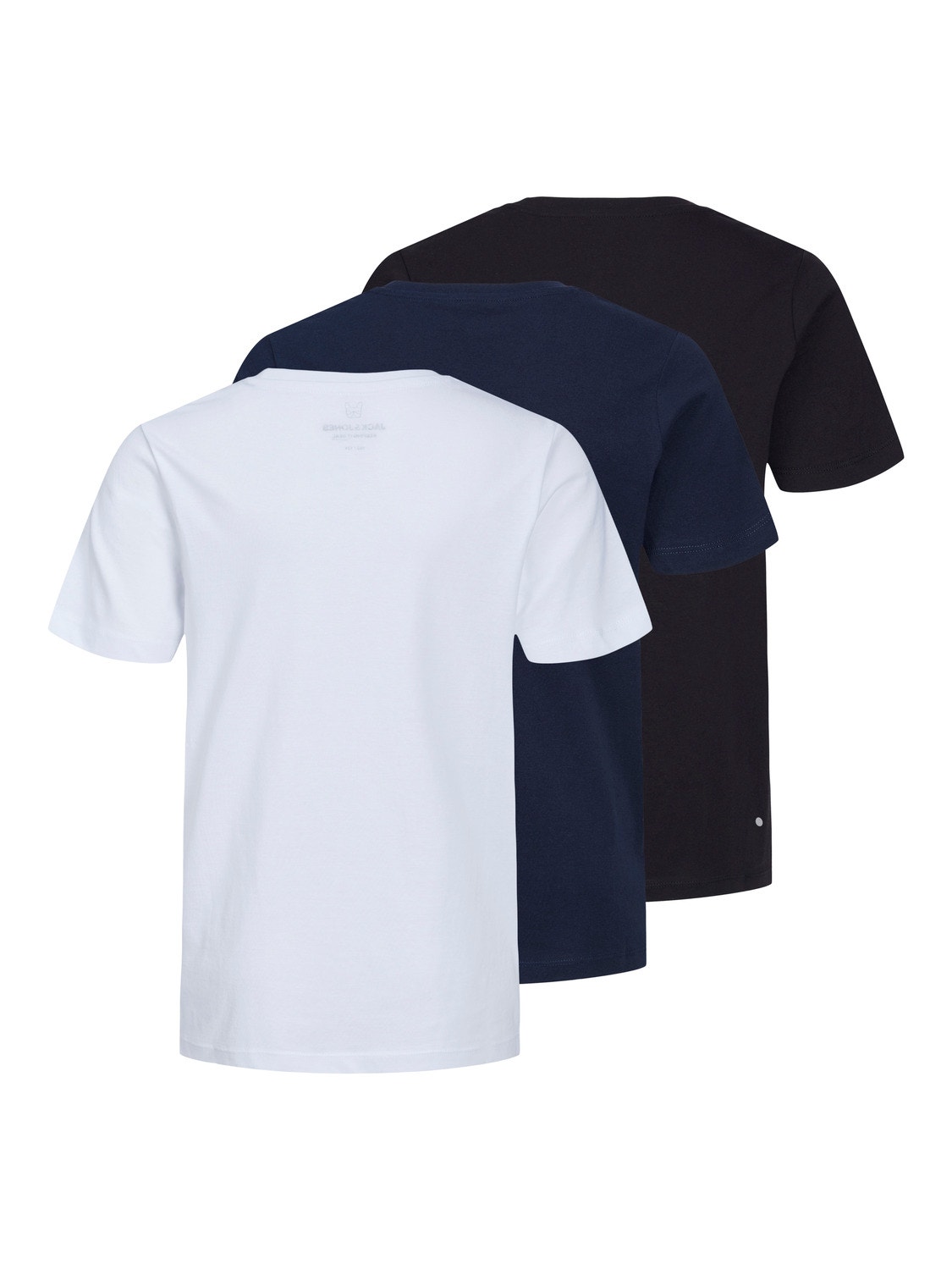 Jack & Jones Pack de 3 T-shirt Logo Pour les garçons -Black - 12222425