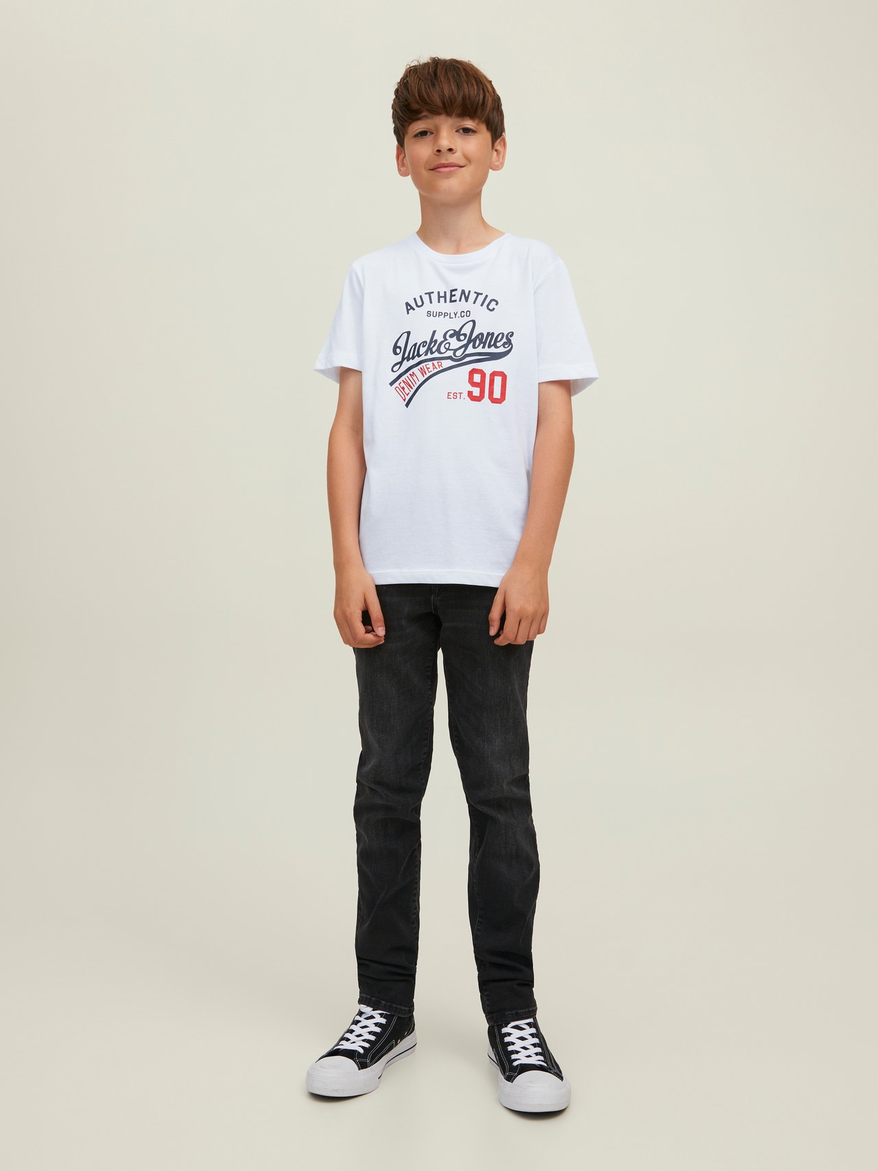 Jack & Jones Confezione da 3 T-shirt Con logo Per Bambino -Black - 12222425