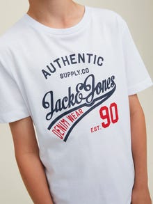 Jack & Jones 3-pack Logo T-shirt Voor jongens -Black - 12222425
