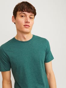 Jack & Jones Τυπική εφαρμογή Λαιμόκοψη O Κοντομάνικο μπλουζάκι -Storm - 12222887