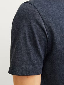 Jack & Jones Einfarbig Rundhals T-shirt -Navy Blazer - 12222887