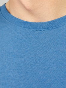 Jack & Jones Gładki Okrągły dekolt T-shirt -French Blue - 12222887