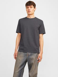 Jack & Jones T-shirt Uni Col rond -Dark Grey Melange - 12222887