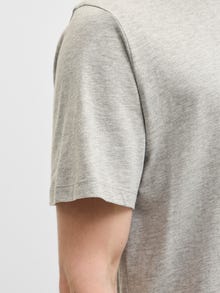 Jack & Jones T-shirt -Light Grey Melange - 12222887