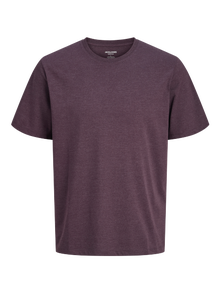 Jack & Jones Einfarbig T-shirt -Plum Perfect - 12222887