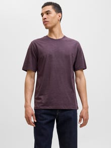 Jack & Jones Einfarbig T-shirt -Plum Perfect - 12222887