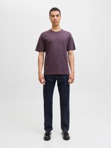 Jack & Jones Einfarbig T-shirt -Plum Perfect - 12222887
