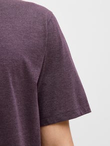 Jack & Jones Einfarbig T-shirt -Plum Perfect - 12222887
