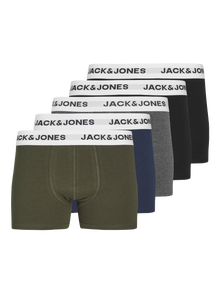 Jack & Jones 5-pakuotės Trumpikės Jaunimui -Black - 12222967