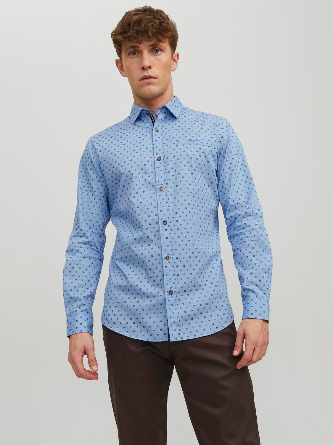 Camisa Casual Regular Fit com 40 de desconto Jack Jones