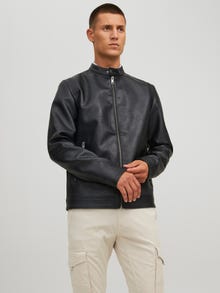 Jack & Jones Faux leather jacket -Black - 12223141