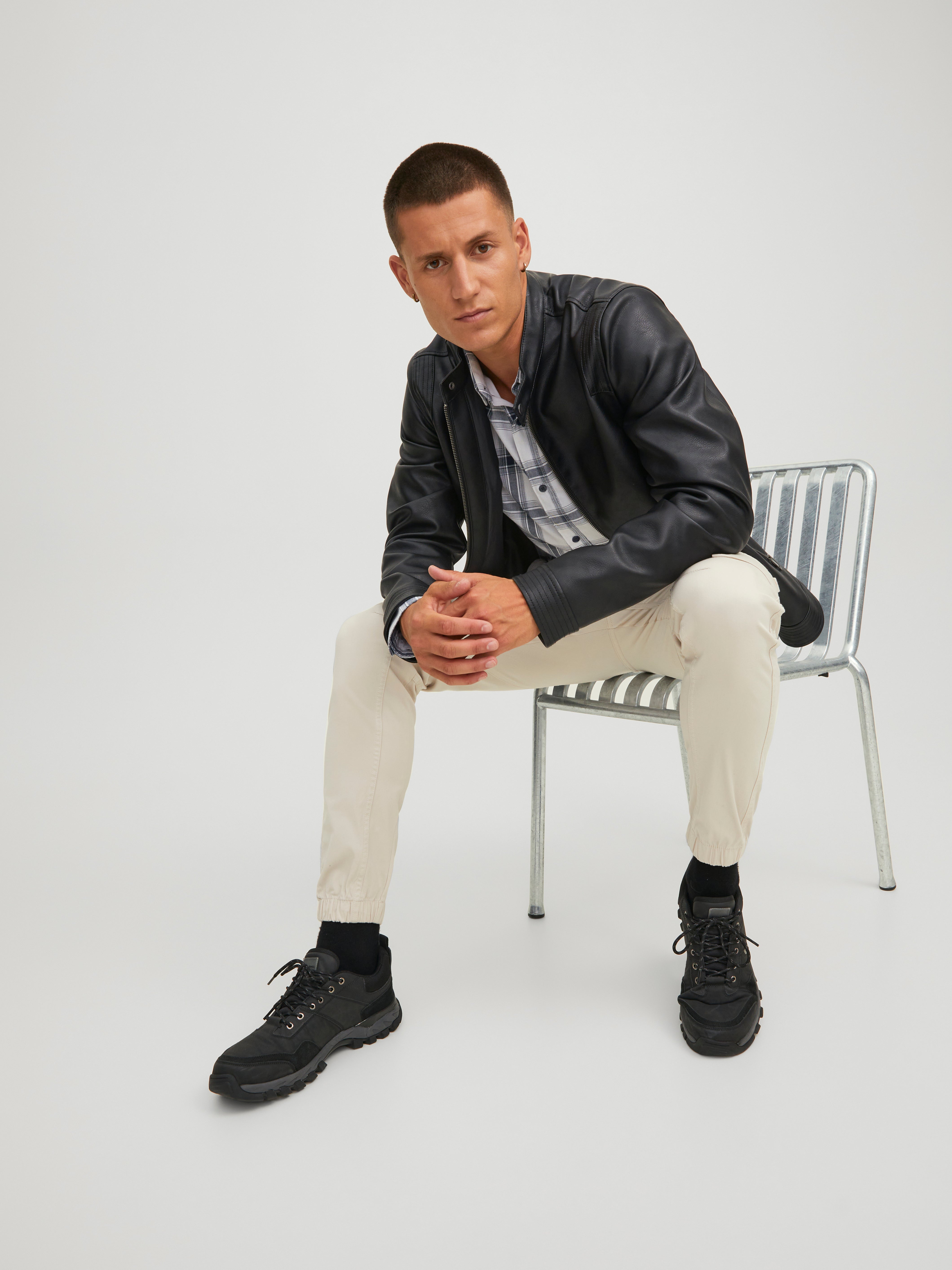 Kunstlederjacke | Schwarz | Jack & Jones®