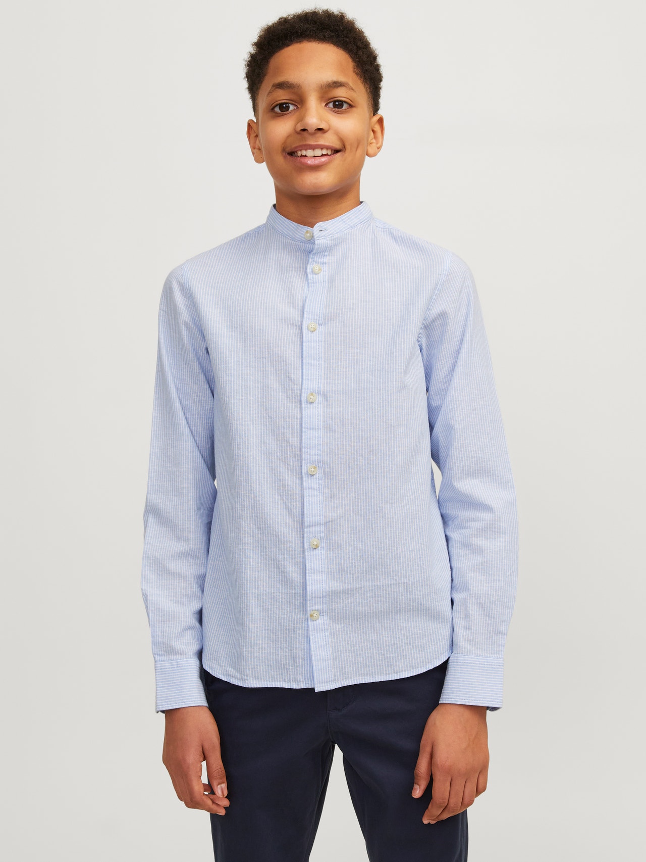 Jack & Jones Camisa Casual Para meninos -Cashmere Blue - 12223340