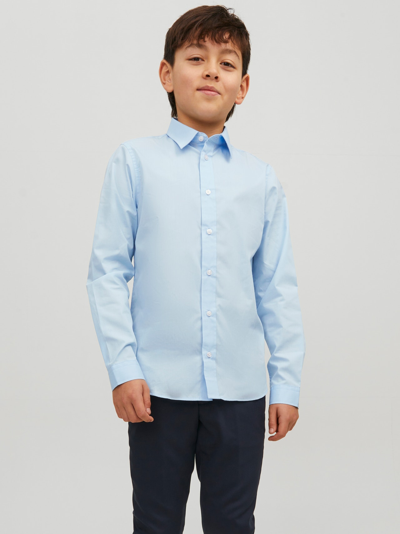 Jack & Jones Dress shirt For boys -Cashmere Blue - 12223343