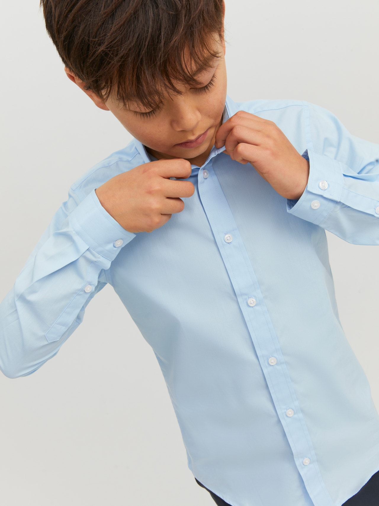 Jack & Jones Camisa Formal Para meninos -Cashmere Blue - 12223343