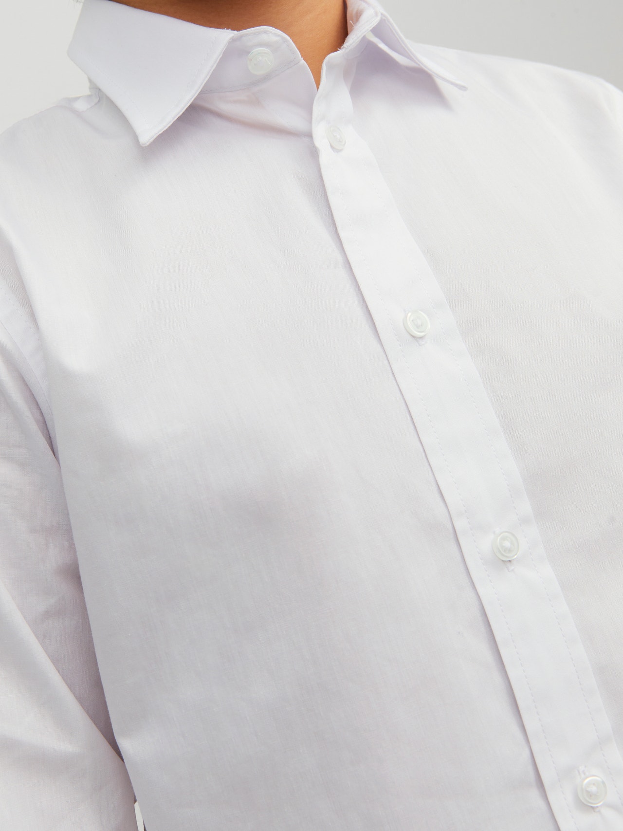 Jack & Jones Dress shirt For boys -White - 12223343