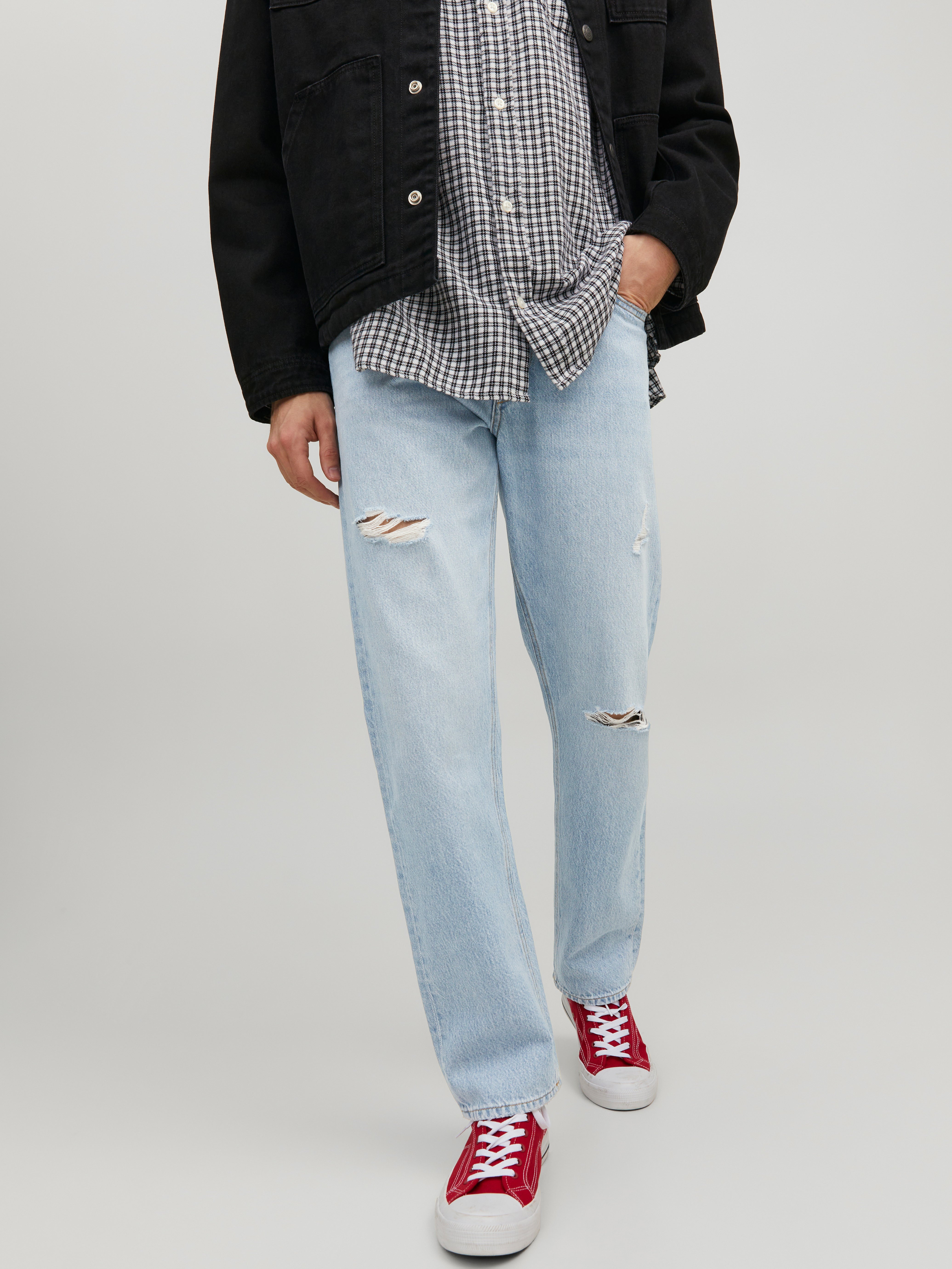 Jack & Jones JJICHRIS JJORIGINAL SBD 120 PCW SN Relaxed Fit Jeans - 12223527