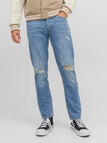 Jack & Jones JJIMIKE JJORIGINAL MF 156 Tapered fit Džinsai -Blue Denim - 12223593