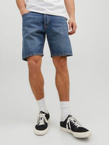 Jack & Jones Calções de Ganga Relaxed Fit -Blue Denim - 12223609