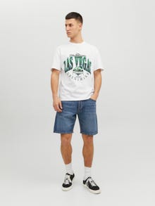 Jack & Jones Relaxed Fit Denim shorts -Blue Denim - 12223609