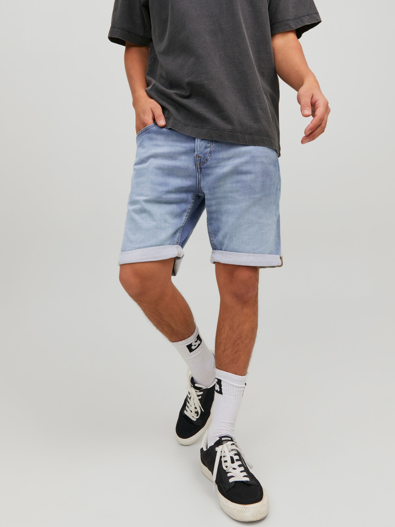 Jack & Jones Regular Fit Denim shorts -Blue Denim - 12223675