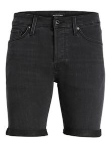 Jack & Jones Regular Fit Jeans-Shorts -Black Denim - 12223682