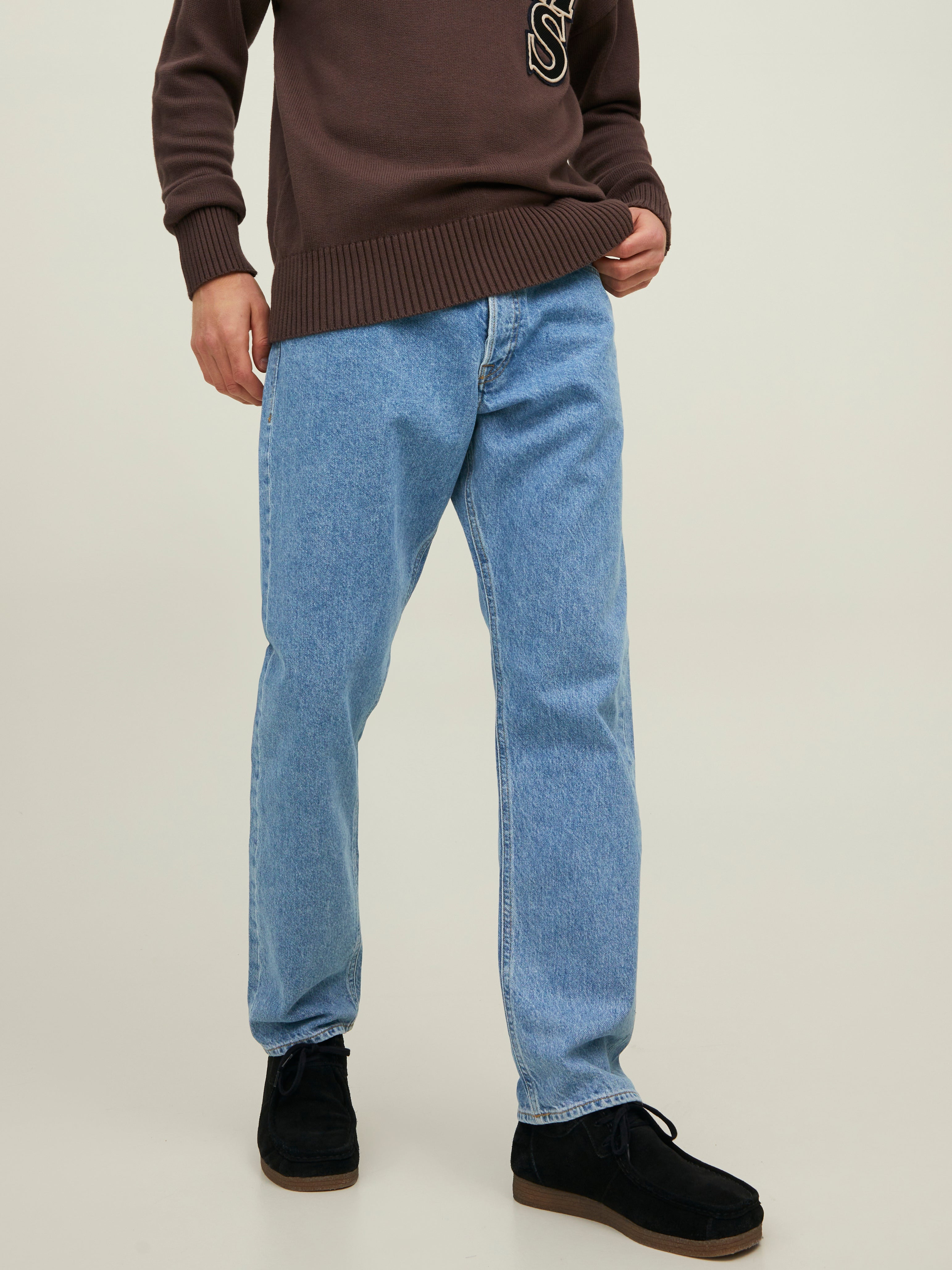 Jack & Jones Homme Vêtements Pantalons & Jeans Jeans Baggy & Large Chris Original Mf 109 Jean Loose Fit Men black 