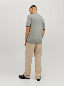 Jack & Jones Plain Polo -Wrought Iron - 12223950